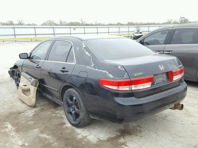 1HGCM56334A094697 - 2004 HONDA ACCORD LX BLACK photo 3