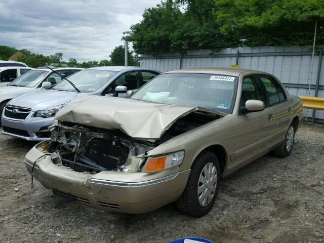 2MEFM74W2XX644163 - 1999 MERCURY GRAND MARQ GOLD photo 2