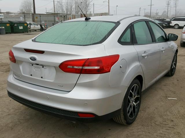 1FADP3H27JL205048 - 2018 FORD FOCUS SEL SILVER photo 4