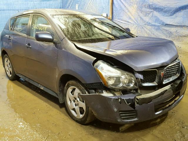 5Y2SP678X9Z466014 - 2009 PONTIAC VIBE PURPLE photo 1