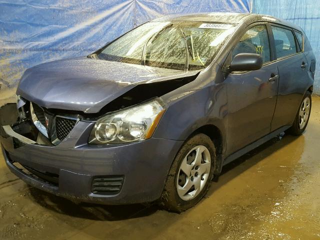 5Y2SP678X9Z466014 - 2009 PONTIAC VIBE PURPLE photo 2