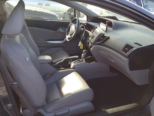 2HGFG3B15CH555685 - 2012 HONDA CIVIC EXL GRAY photo 5