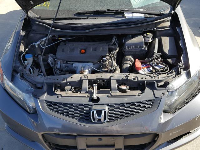 2HGFG3B15CH555685 - 2012 HONDA CIVIC EXL GRAY photo 7