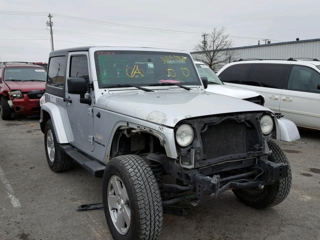 1J4FA54168L610013 - 2008 JEEP WRANGLER S SILVER photo 1