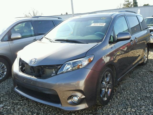 5TDXK3DC5BS161569 - 2011 TOYOTA SIENNA SPO GRAY photo 2