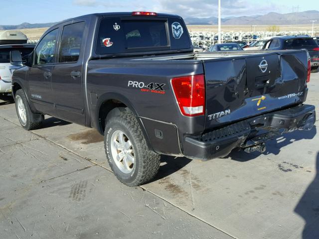 1N6BA0EC5CN318970 - 2012 NISSAN TITAN S GRAY photo 3