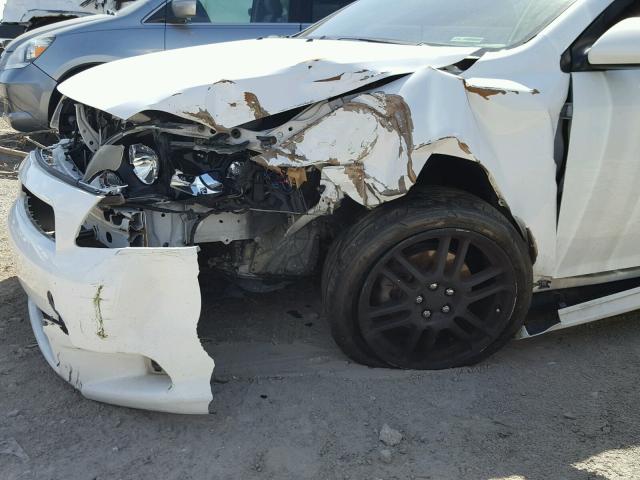 JTKDE177370190164 - 2007 TOYOTA SCION TC 白色 照片 9