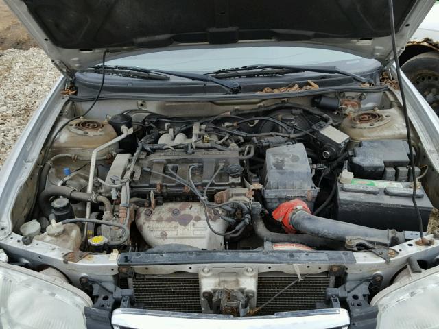 1YVGF22C725291371 - 2002 MAZDA 626 LX GRAY photo 7