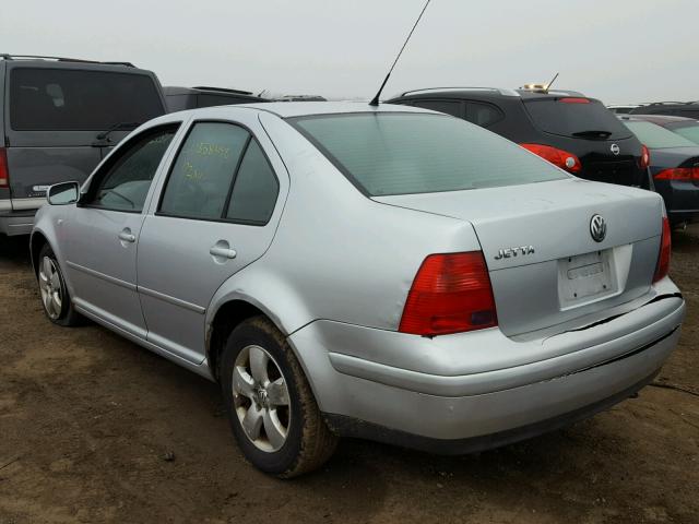 3VWSK69M03M081253 - 2003 VOLKSWAGEN JETTA GLS SILVER photo 3