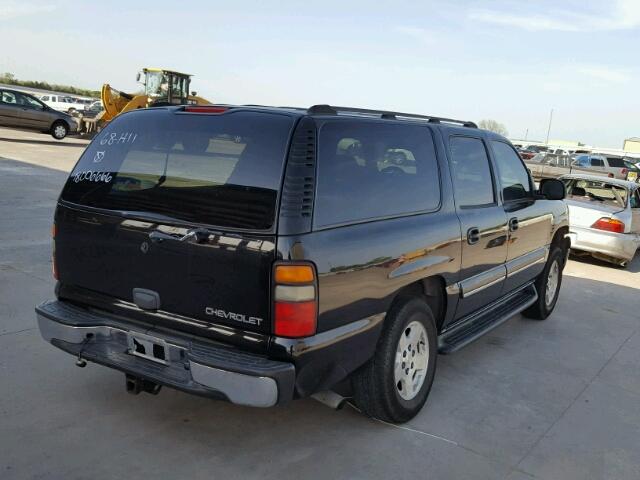 1GNEC16Z84J131533 - 2004 CHEVROLET SUBURBAN C BLACK photo 4