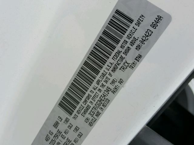 3C6TRVDG3HE541349 - 2017 RAM PROMASTER 白色 照片 10