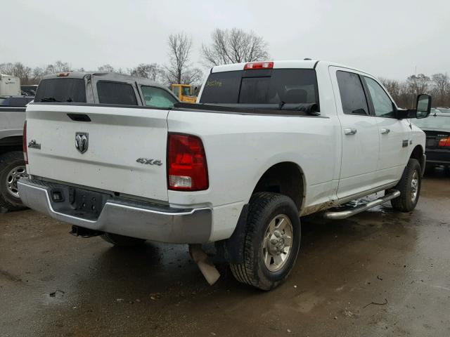 3D7UT2CL1AG128809 - 2010 DODGE RAM 2500 WHITE photo 4