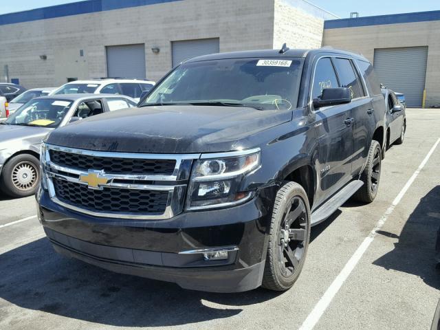 1GNSCBKC9FR721240 - 2015 CHEVROLET TAHOE C150 BLACK photo 2