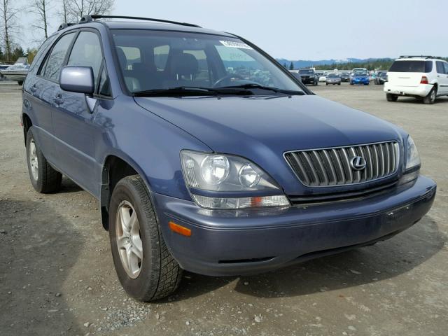 JT6HF10U8Y0156963 - 2000 LEXUS RX 300 BLUE photo 1