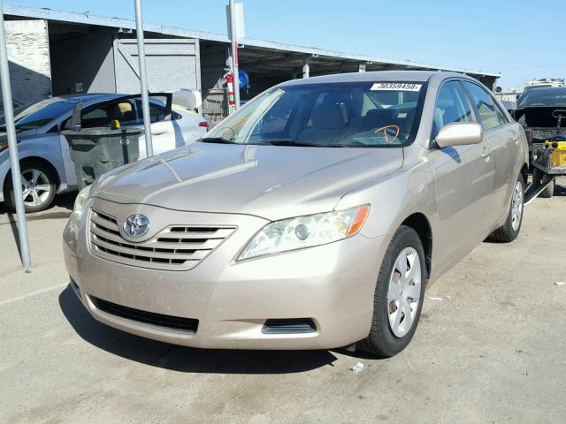 4T1BE46K97U628471 - 2007 TOYOTA CAMRY NEW GOLD photo 2