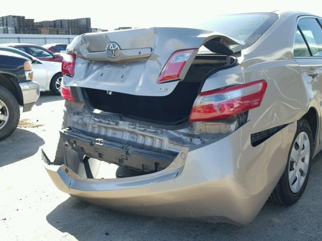 4T1BE46K97U628471 - 2007 TOYOTA CAMRY NEW GOLD photo 9