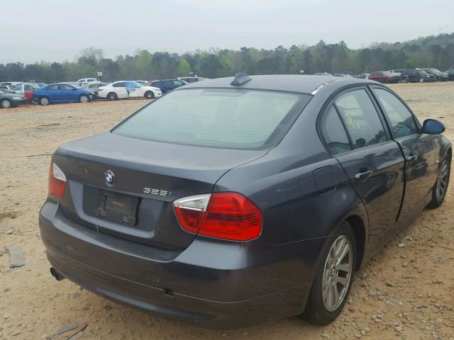 WBAVB13586KX67456 - 2006 BMW 325 I GRAY photo 4