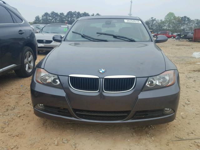 WBAVB13586KX67456 - 2006 BMW 325 I GRAY photo 9