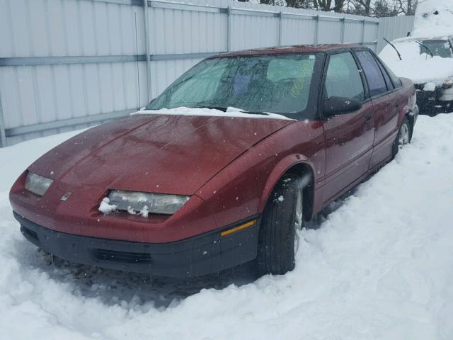 1G8ZG5288SZ402912 - 1995 SATURN SL1 RED photo 2