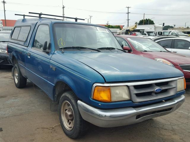 1FTCR10A6VPB00040 - 1997 FORD RANGER GREEN photo 1