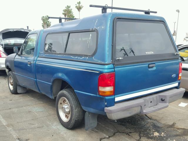 1FTCR10A6VPB00040 - 1997 FORD RANGER GREEN photo 3