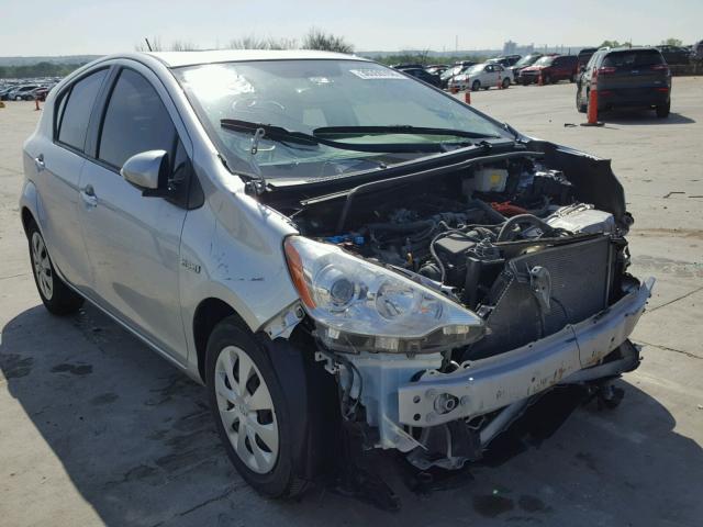 JTDKDTB33C1523128 - 2012 TOYOTA PRIUS C SILVER photo 1