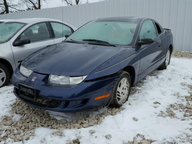 1G8ZY1278XZ318383 - 1999 SATURN SC2 BLUE photo 2