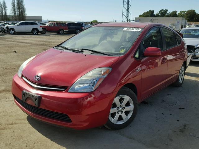 JTDKB20U067078196 - 2006 TOYOTA PRIUS RED photo 2