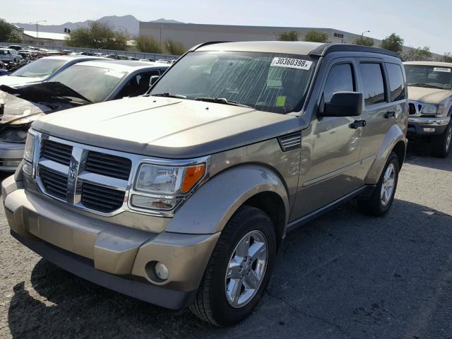 1D8GT58K77W560566 - 2007 DODGE NITRO SLT TAN photo 2