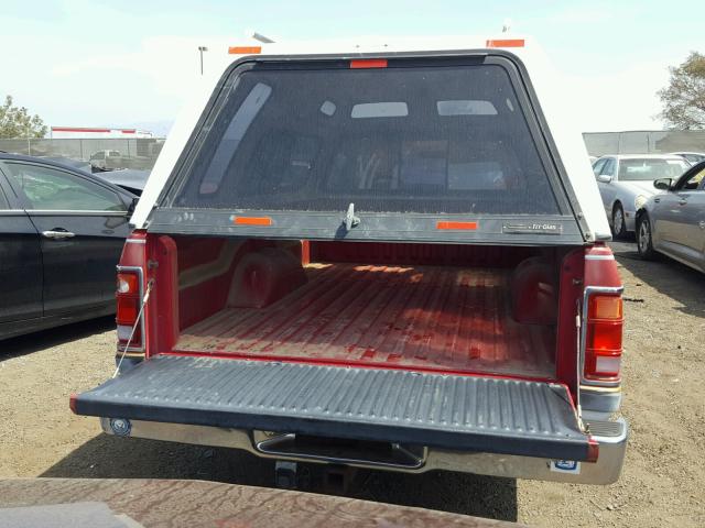 1B7GL26X5KS064774 - 1989 DODGE DAKOTA RED photo 6