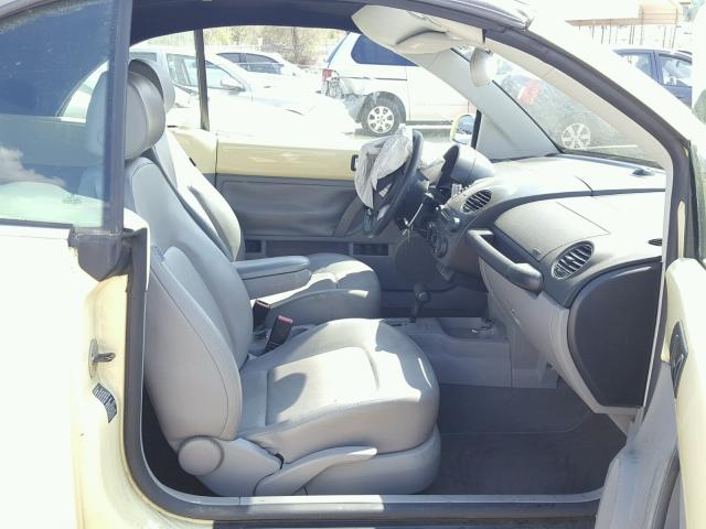 3VWPF31Y26M332401 - 2006 VOLKSWAGEN NEW BEETLE 黄色 照片 5