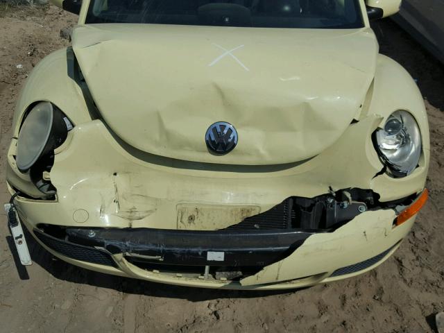 3VWPF31Y26M332401 - 2006 VOLKSWAGEN NEW BEETLE 黄色 照片 7