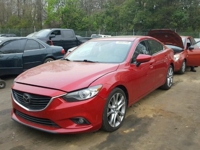 JM1GJ1W62E1145264 - 2014 MAZDA 6 GRAND TO RED photo 2