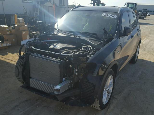 5UXWZ7C57H0V85475 - 2017 BMW X3 SDRIVE2 BLACK photo 2