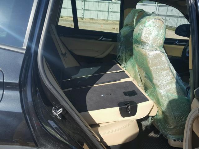 5UXWZ7C57H0V85475 - 2017 BMW X3 SDRIVE2 BLACK photo 6