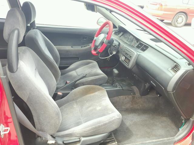 2HGEJ1223SH578780 - 1995 HONDA CIVIC EX RED photo 5