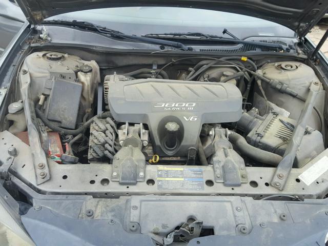 2G2WP522051217291 - 2005 PONTIAC GRAND PRIX GRAY photo 7