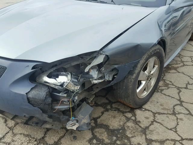 2G2WP522051217291 - 2005 PONTIAC GRAND PRIX GRAY photo 9