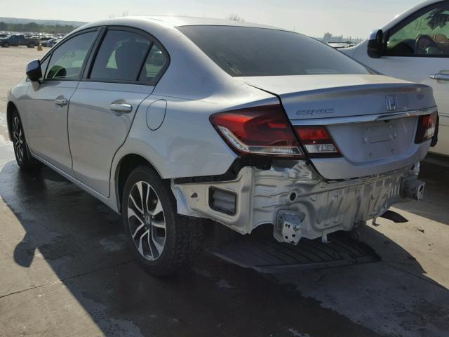 19XFB2F97DE051577 - 2013 HONDA CIVIC EXL Gümüş foto 3