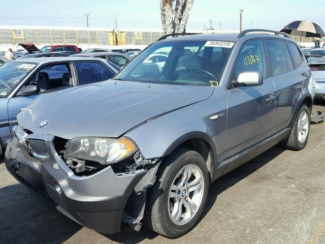 WBXPA93435WD04223 - 2005 BMW X3 3.0I GRAY photo 2