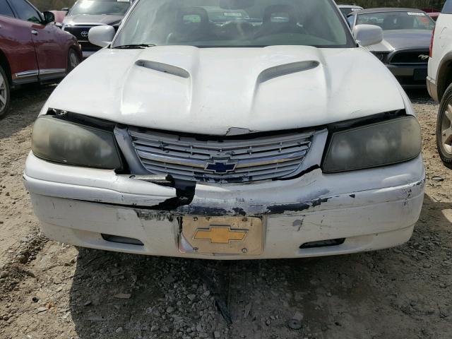 2G1WF55E6Y9125931 - 2000 CHEVROLET IMPALA WHITE photo 9