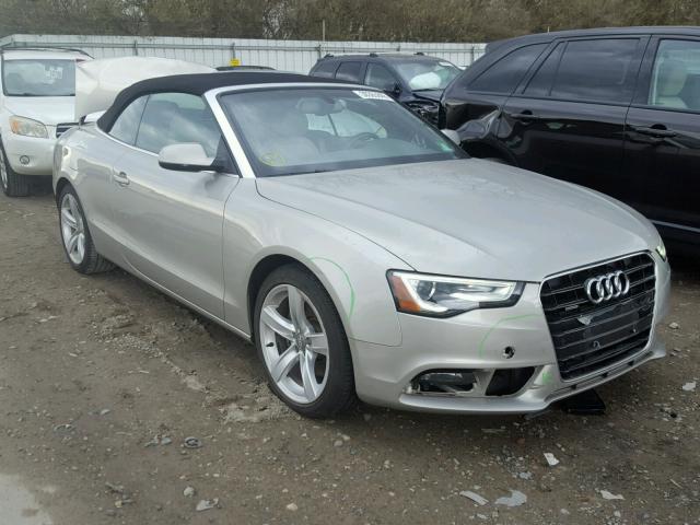 WAULFAFH3DN003026 - 2013 AUDI A5 PREMIUM SILVER photo 1