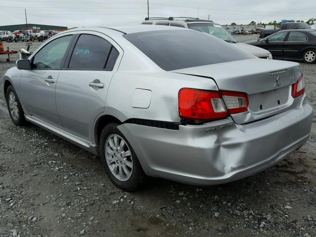 4A32B2FF6AE015114 - 2010 MITSUBISHI GALANT FE SILVER photo 3