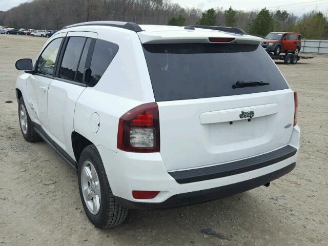 1C4NJCEA8GD620054 - 2016 JEEP COMPASS LA WHITE photo 3