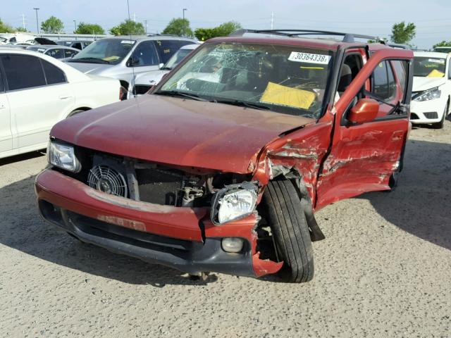4S6CK58W8Y4408461 - 2000 HONDA PASSPORT E 红色 照片 2
