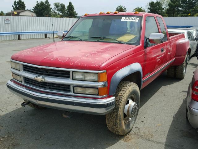 1GCHK39N8RE233198 - 1994 CHEVROLET GMT-400 K3 RED photo 2