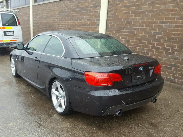 WBADX7C5XDPA97850 - 2013 BMW 335 I BLACK photo 3