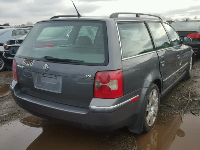 WVWWU63B25E077624 - 2005 VOLKSWAGEN PASSAT GLX 灰色 照片 4
