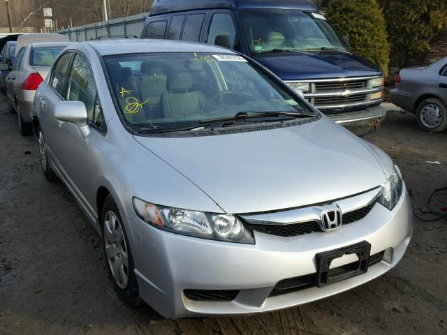 2HGFA16599H545818 - 2009 HONDA CIVIC LX SILVER photo 1