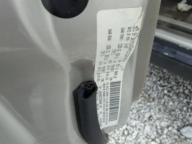 1J8HG48K57C606648 - 2007 JEEP COMMANDER ოქროსფერი ფოტო 10